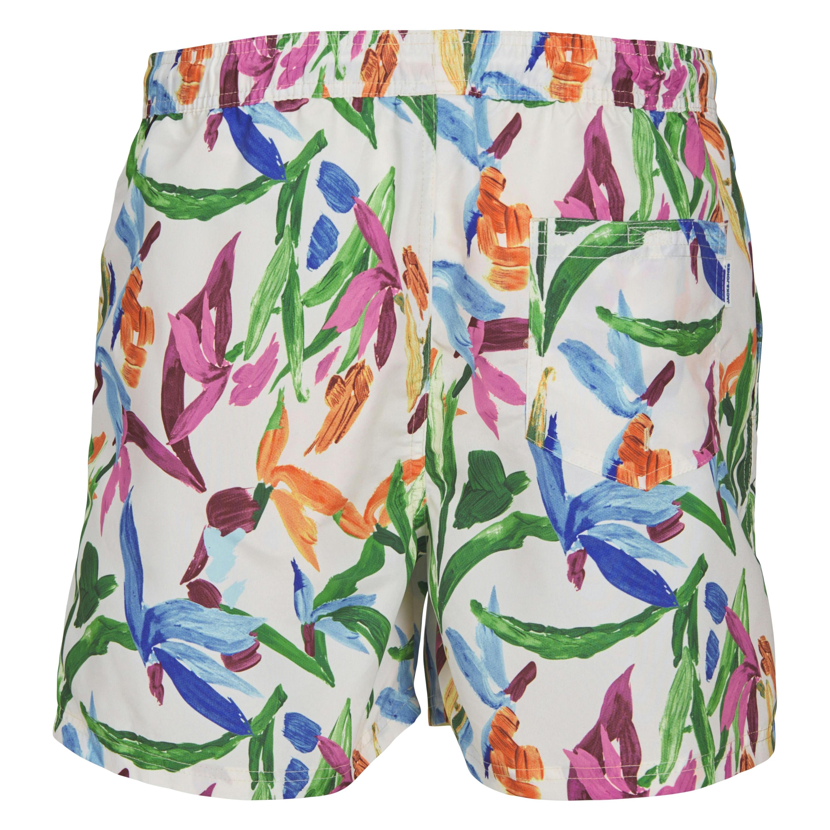 Jack & Jones, Herren, Badehosen, Jpstfiji Jjswim Aop Originals Ly, Mehrfarbig, (S)