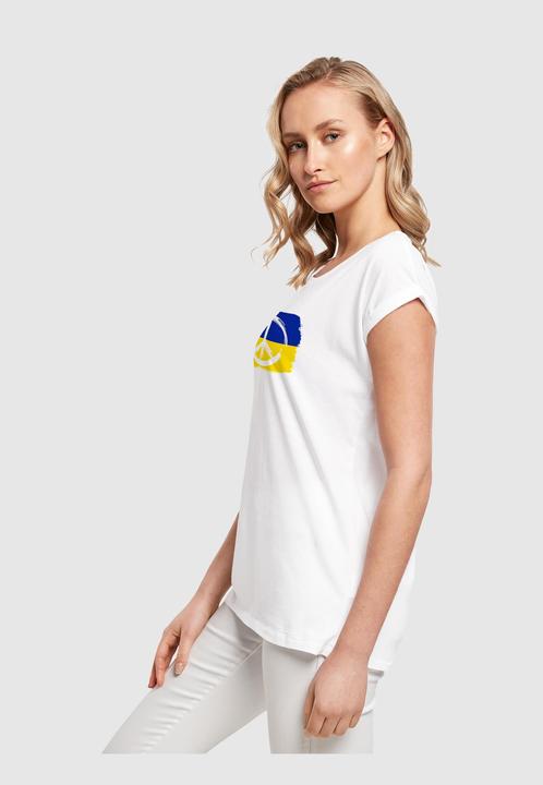 Immagine prodotto Merchcode Maglietta da donna Peace - Flag Peace con spalla estesa - 161391 (XS)