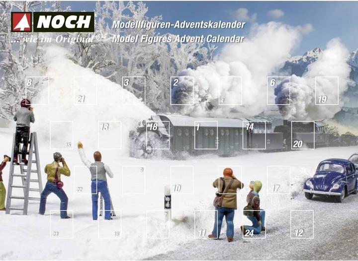 Noch H0 Calendrier de l'Avent des personnages peints