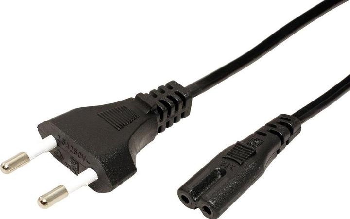 Immagine prodotto Value Cavo di alimentazione Euro spina piatta fino a C7 (3 m)