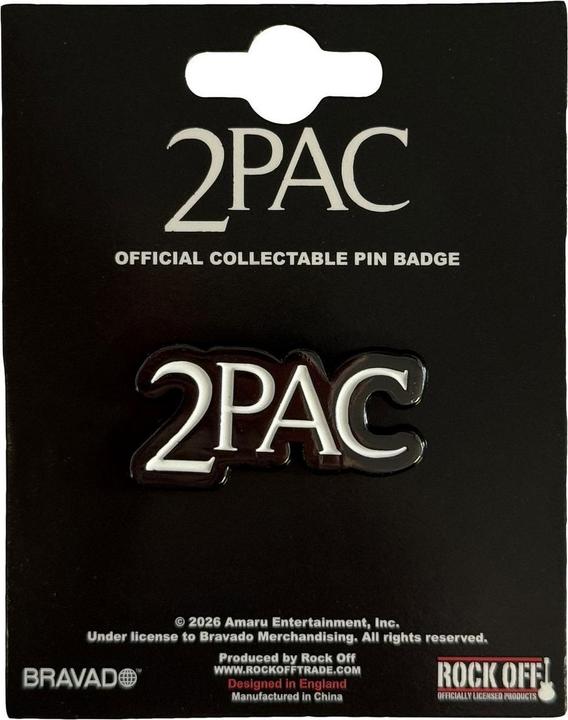 Immagine prodotto Tupac Shakur A Spilla Logo Classico Distintivo