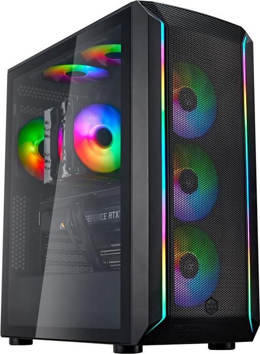 Image du produit Silverstone SST-FA511Z-BG - FARA Châssis de jeu ATX à haut débit d'air et excellent potentiel de refroidissement (ATX, mATX, Mini-ITX)
