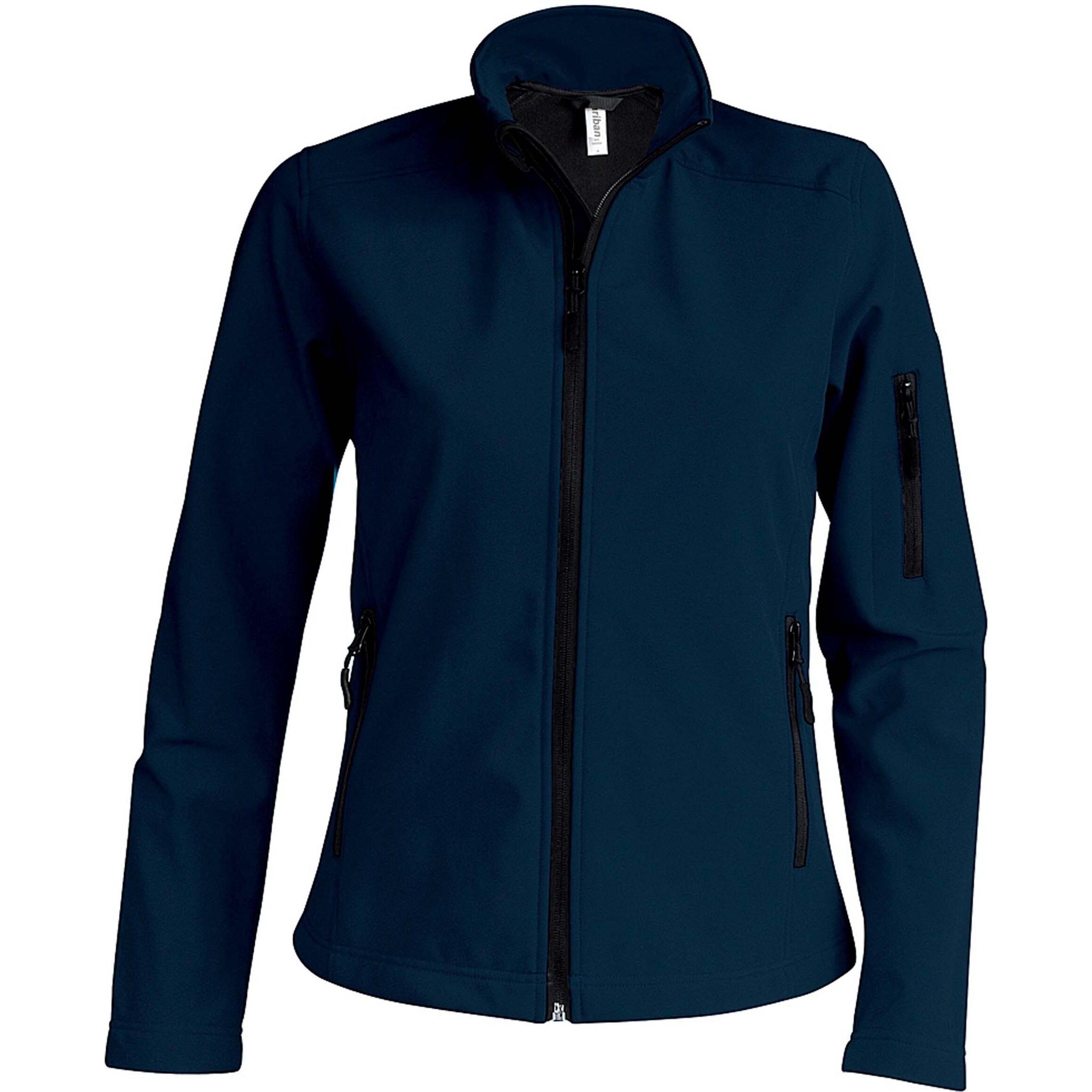 Kariban, Damen, Jacke, Softshell (M), Blau, M
