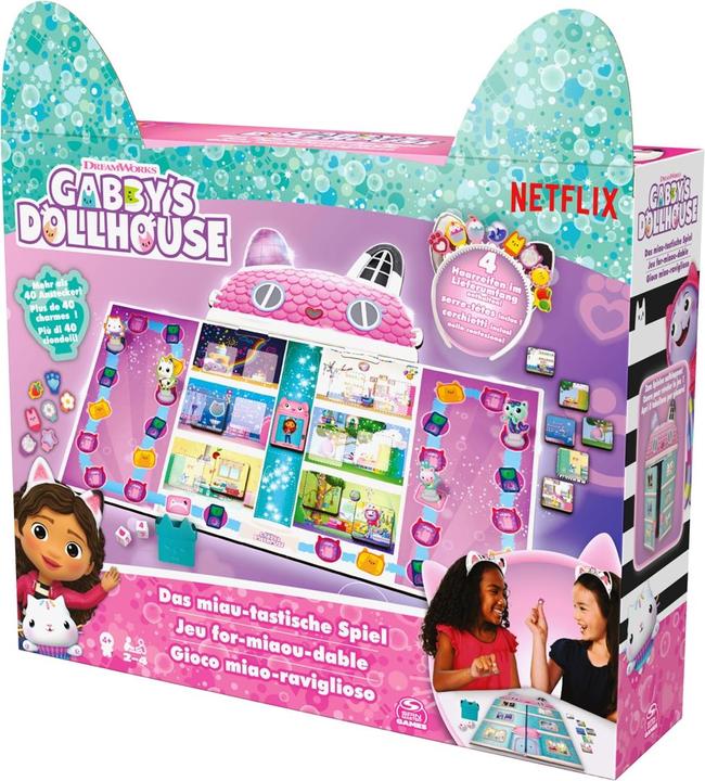 Actual product image Spin Master Gabby's D. Miautastic Game (French, Italian, German)