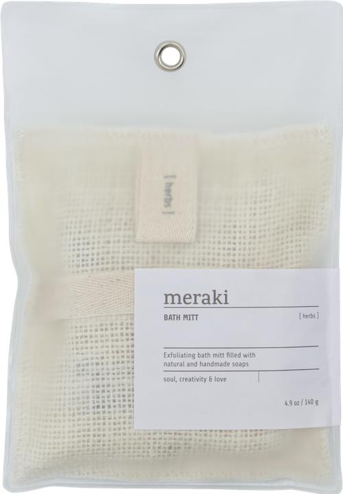 Actual product image Meraki Bath glove, Herbs