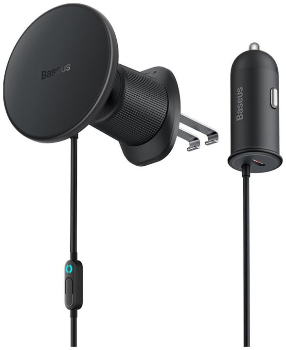 Immagine prodotto Baseus Supporto magnetico per telefono da auto CW01 a griglia di ventilazione con caricatore da auto