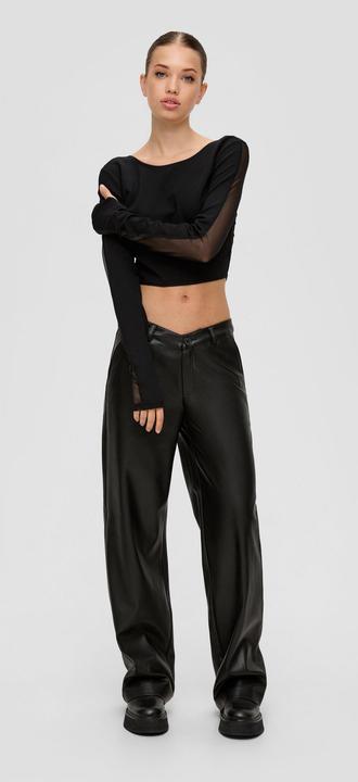 Image du produit S.Oliver T-Shirt Crop-Shirt mit Rücken-Ausschnitt | QS x ELIF (XL)