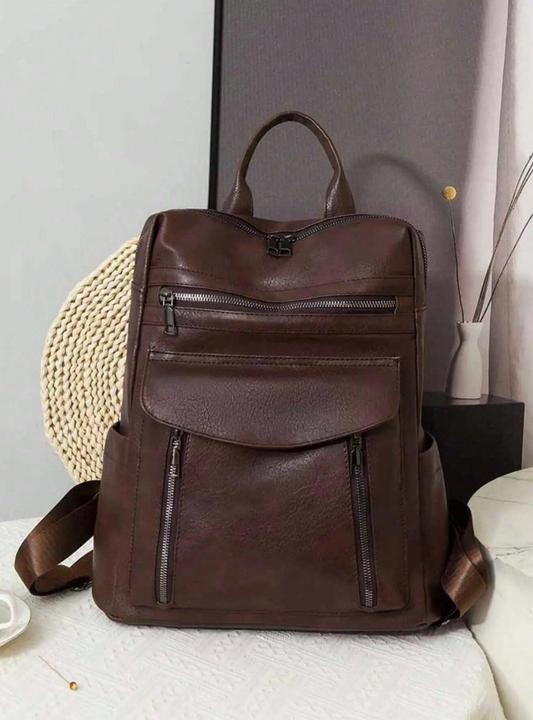 Actual product image Only-Bags.Store Casual multifunctional women's backpack, all-match zip storage daily backpack