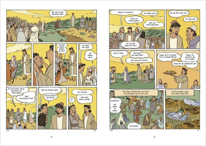 Produktbild Jesus. Sein Leben als Comic (Deutsch, Bénédicte Jeancourt-Galignani, Katja Hald, Li-An, Laurence Croix, 2023)
