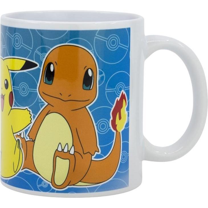 Tinisu, Tasse, Pokemon Pikachu Evoli Kaffeetasse Tasse 325ml Mug Cup mit Geschenkkarton (325 ml)