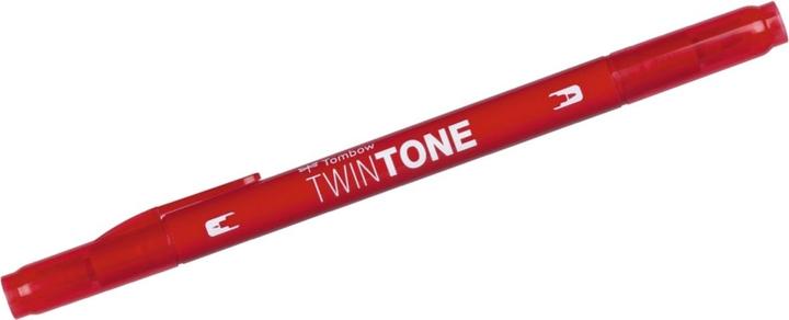 Immagine prodotto Tombow Penne in fibra Twintone (75, Rosso Fragola, 1 x)