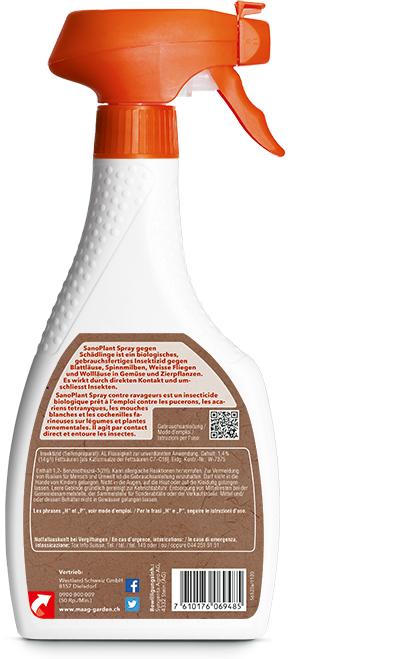 Image du produit Maag SanoPlant Spray (Larves de coléoptère et de guêpe des feuilles, Mouche)