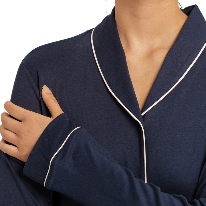 Immagine prodotto Hanro Camicia da notte Natural Comfort - 100 cm di lunghezza - manica lunga (M)