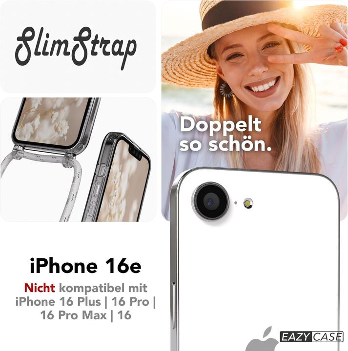 Produktbild EAZY CASE MagSafe Handykette Clear für Apple iPhone 16e