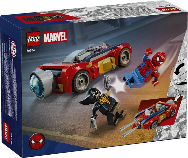 Produktbild LEGO Super Heroes Spider-Man Auto vs. Venomized Wolverine (76336, LEGO Marvel)