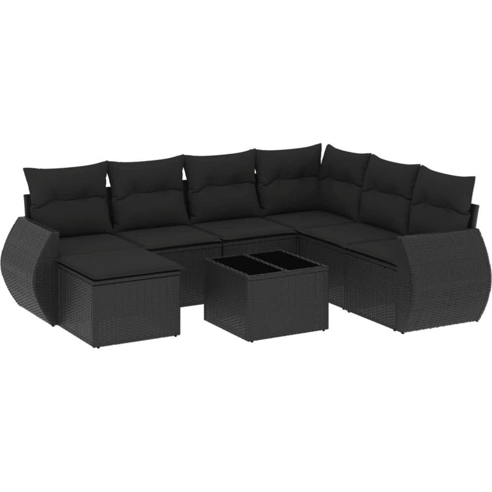 VidaXL, Gartenlounge, 10-tlg. Garten-Lounge-Set mit Kissen