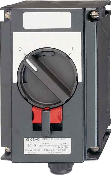 Josef Wallraff CEAG GHG2922000R0004 EX control switch 292 silver contacts