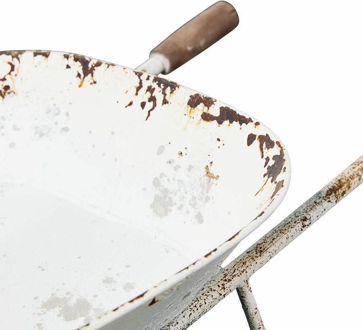 Actual product image Loberon Decorative wheelbarrow Padoux antique white
