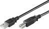 Produktbild Goobay USB 2.0 Hi-Speed Kabel, Schwarz, 3 m (1 m, USB 2.0)