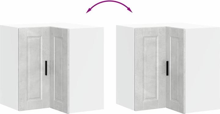 Actual product image vidaXL Küchen-Eckhängeschrank (57 x 57 x 60 cm)