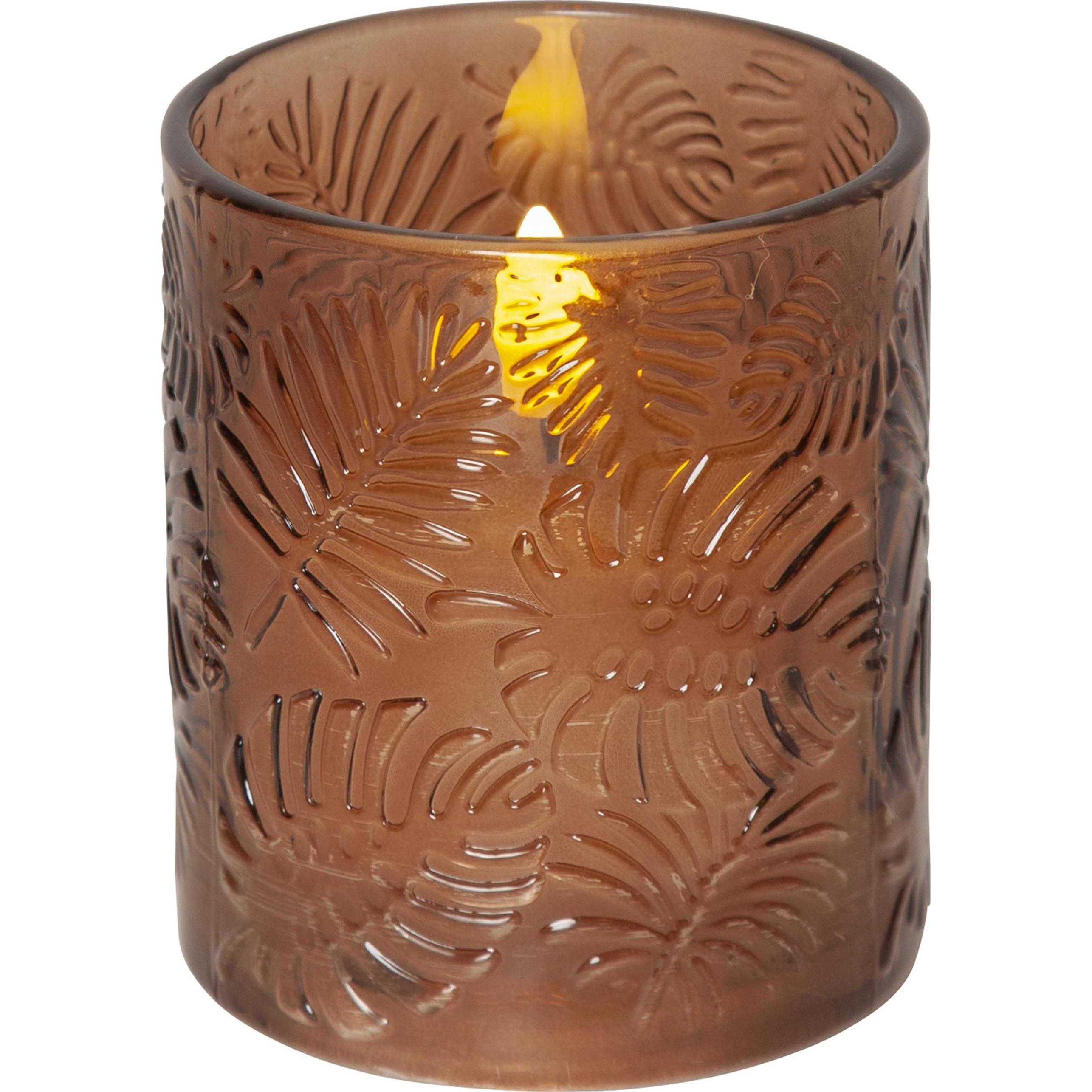 Thumbnail - Star Trading, LED Kerzen, LED Pillar Kerze Flamme Leaf (1 x)