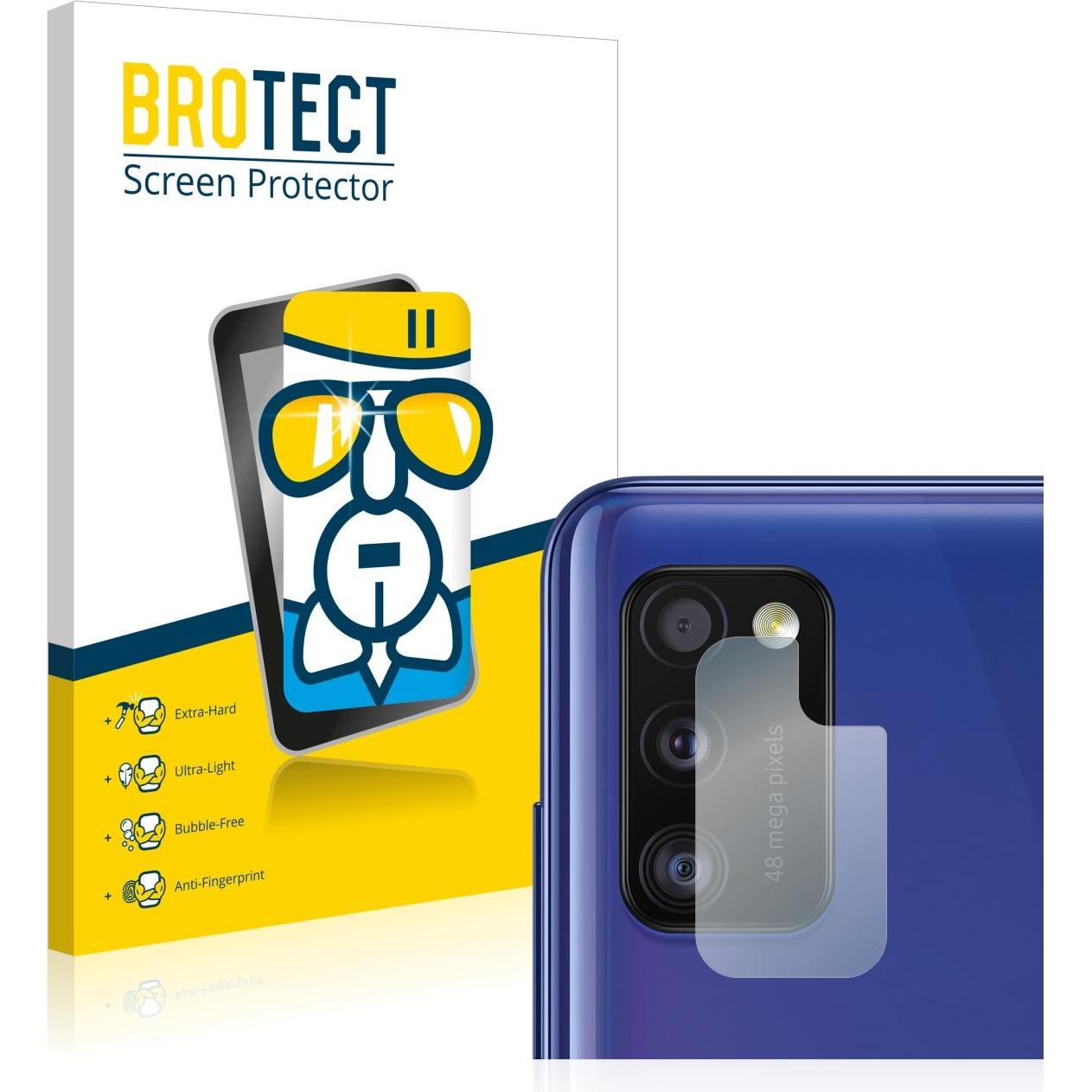 BROTECT AirGlass Panzerglasfolie (1 Stück, Samsung Galaxy A41), Smartphone Schutzfolie, Transparent
