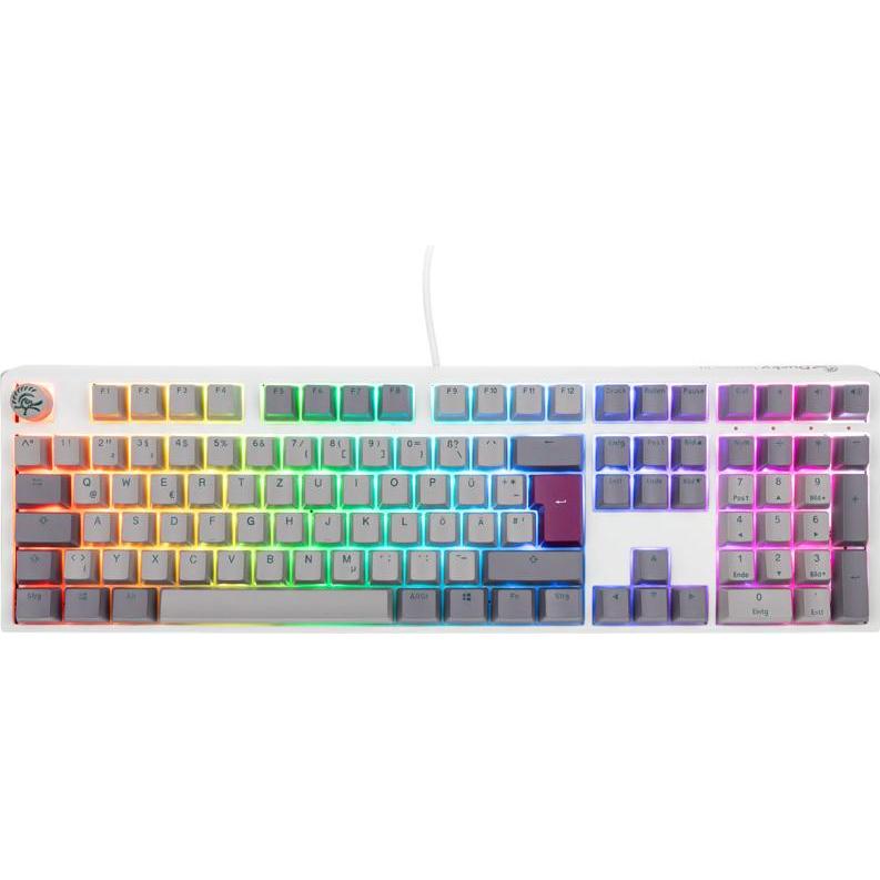 Thumbnail - Ducky One 3 (DE, Kabelgebunden), Tastatur, Grau, Weiss