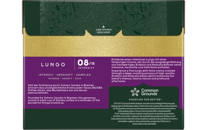 Actual product image Jacobs Lungo Intenso (40 x Port.)