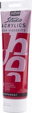 Produktbild Pebeo Studio Acrylics feine Acrylfarben (Karminrot, 250 ml)