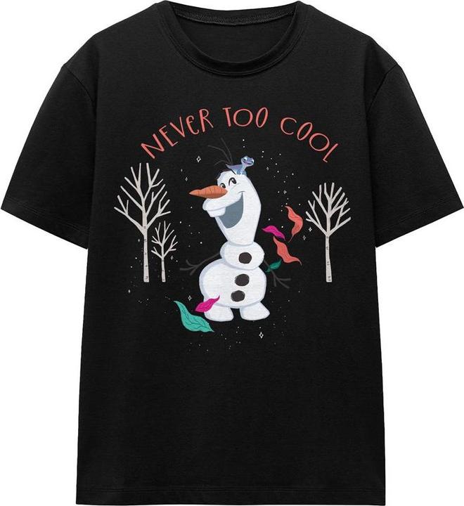 Immagine prodotto Disney Frozen Never Too Cool Maglietta Olaf Adulto Unisex (L)
