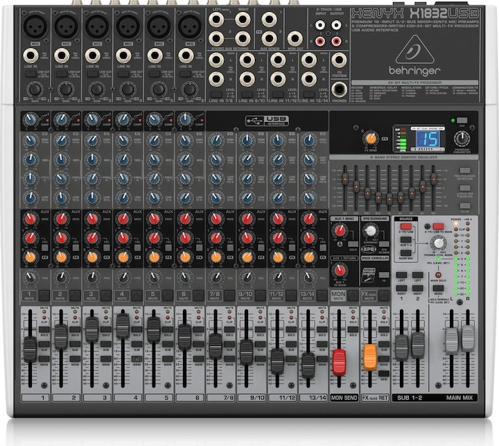 Image du produit Behringer Xenyx X1832USB (Studio et mixeur live)