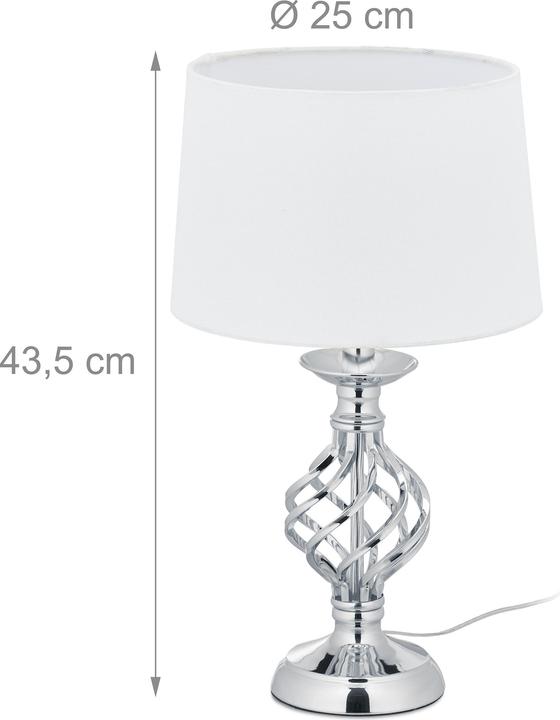Image du produit Relaxdays Lampe de table (E14)