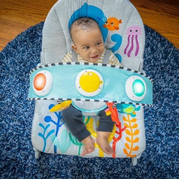 Actual product image Baby Einstein Baby-Liegestuhl Ocean Explorers Kick to It Opus Musical