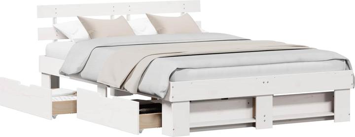 Actual product image vidaXL Holzbett (150 x 200 cm)