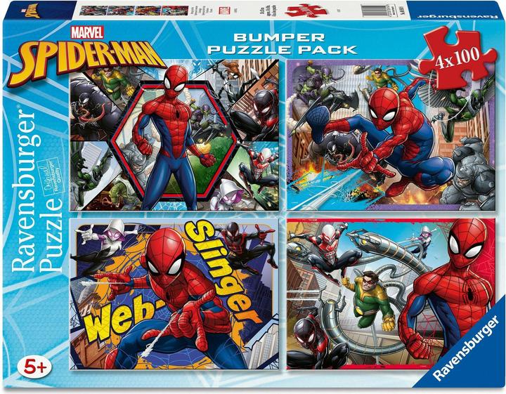 Produktbild Ravensburger 4x100 Stk. - Spider Man (100 Teile)