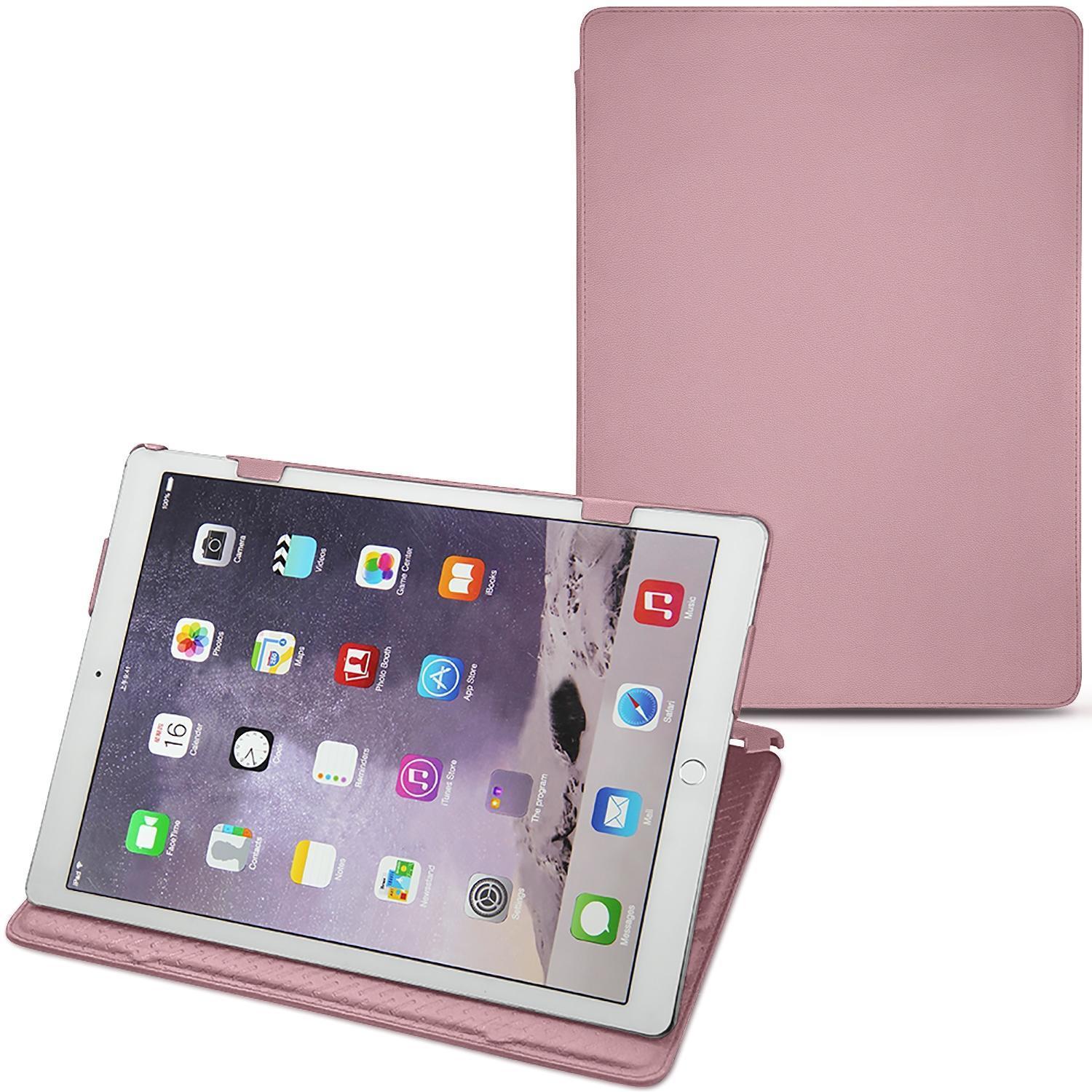 Thumbnail - Noreve Lederschutzhülle horizontal (iPad Pro 12.9), Tablet Hülle, Rosa