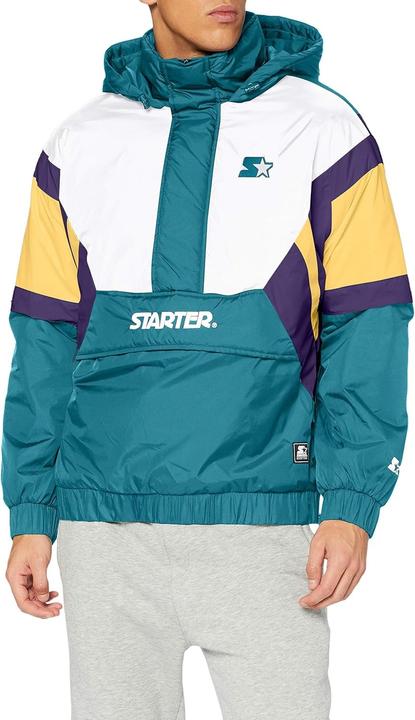 Actual product image Starter Color Block Half Zip Retro Jacket (S)