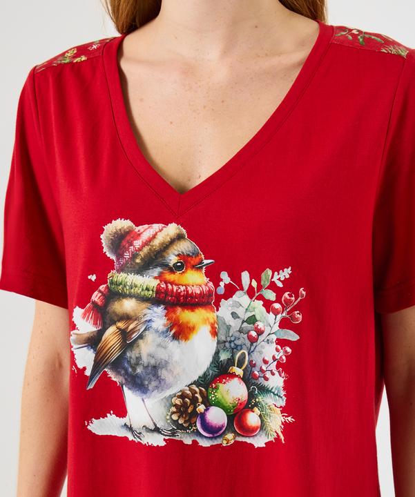 Produktbild Joe Browns Festive Robin Jersey Nightie (M)