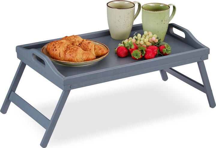 Actual product image Relaxdays Grey Breakfast Tray