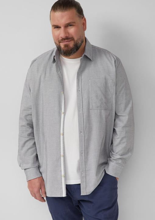 Immagine prodotto s.Oliver Hemd Regular Fit: Gewaschenes Hemd mit Brusttasche (4XL)