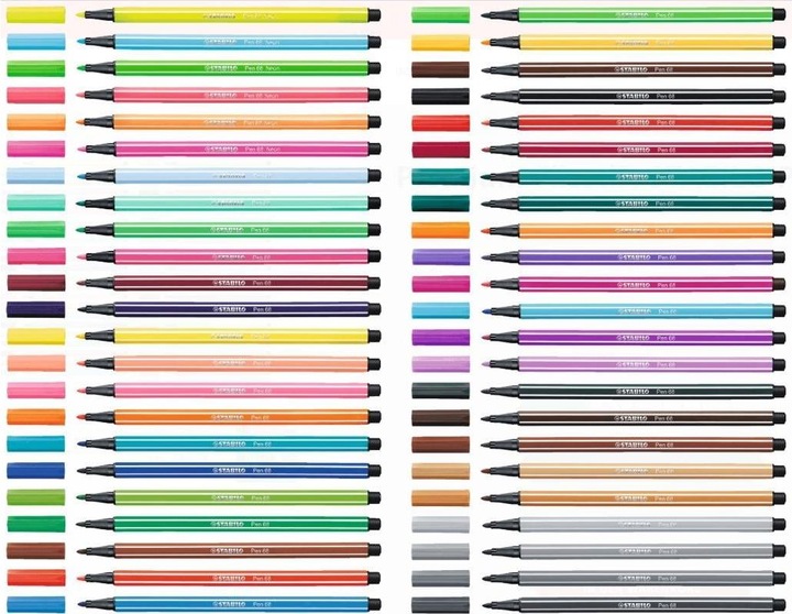 Immagine prodotto STABILO Pen 68 (Blu scuro, 10 x)