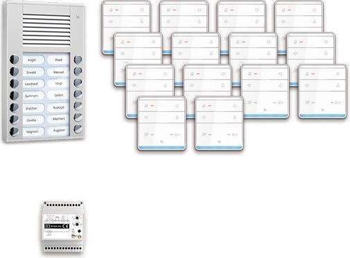 Produktbild TCS PPAF14-EN/01 pre pack Audio AP 14WE m.Aussenstation PES
