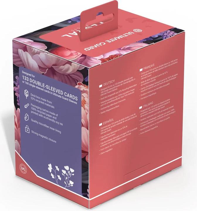 Produktbild Ultimate Guard Kartenbox Sidewinder 133+ Floral Places – Vivid Field