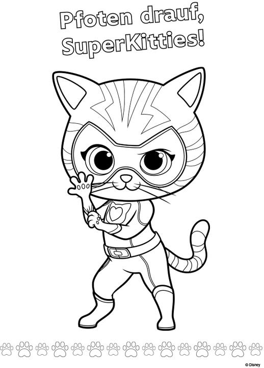 Actual product image Panini Disney Junior SuperKitties: Superstarker Sticker- und Malspass