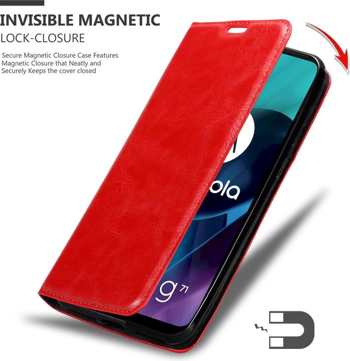 Produktbild Cadorabo Book Invis. Magnet Hülle (Motorola Moto G71 5G)