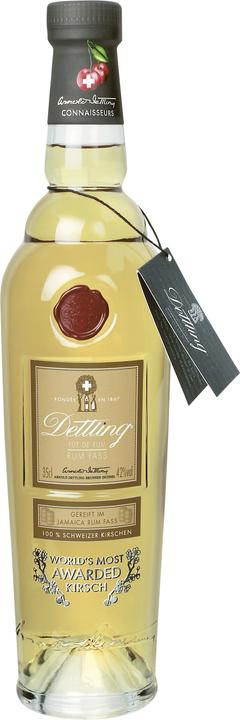 Actual product image Dettling Kirsch rum barrel with case