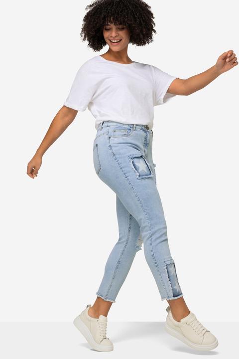 Actual product image Angel of Style 5-Pocket Jeans with Stylish Patches (58)