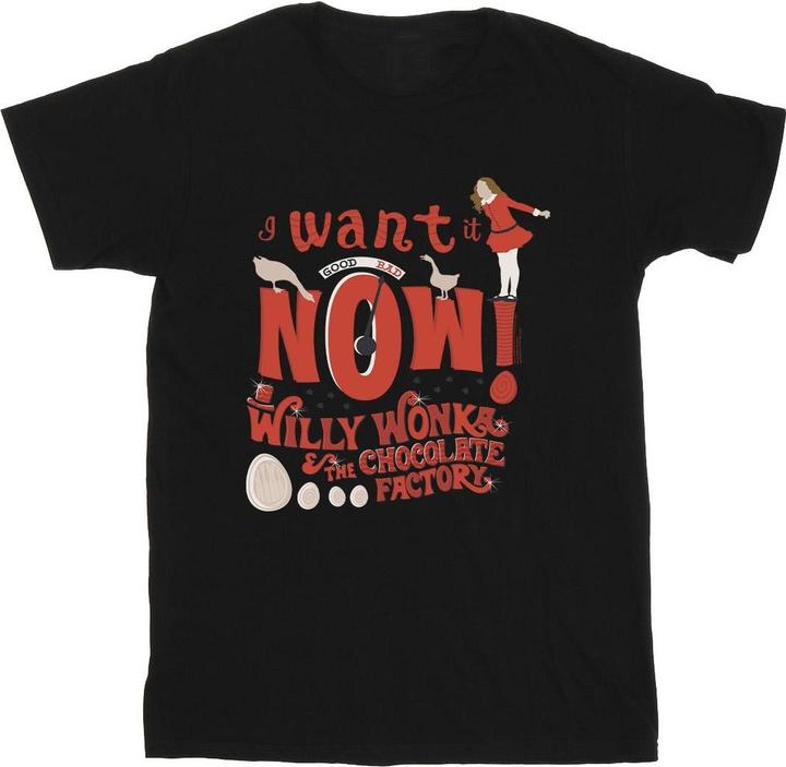 Image du produit Willy Wonka & the Chocolate Factory - T-shirt VERRUCA SALT WANT IT NOW - Garçon (152, 158)