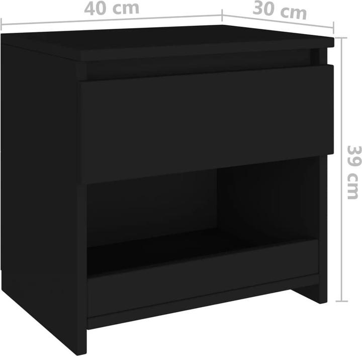 Immagine prodotto vidaXL Nachttisch (40 x 30 x 39 cm)