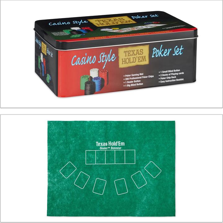 Actual product image Relaxdays Large Poker Set